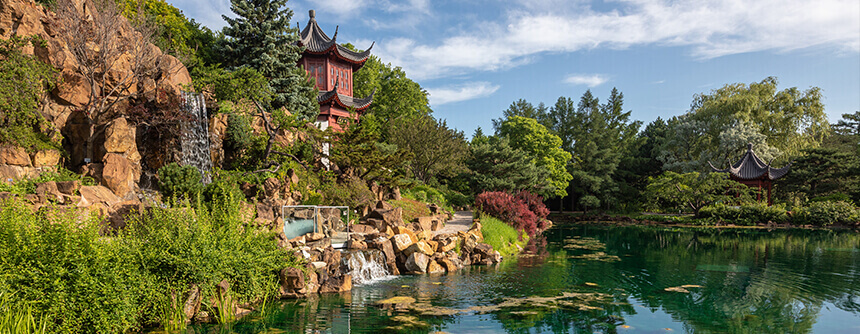 <small>Jardin botanique</small><span>L’été c’est fait pour</span> s'épanouir